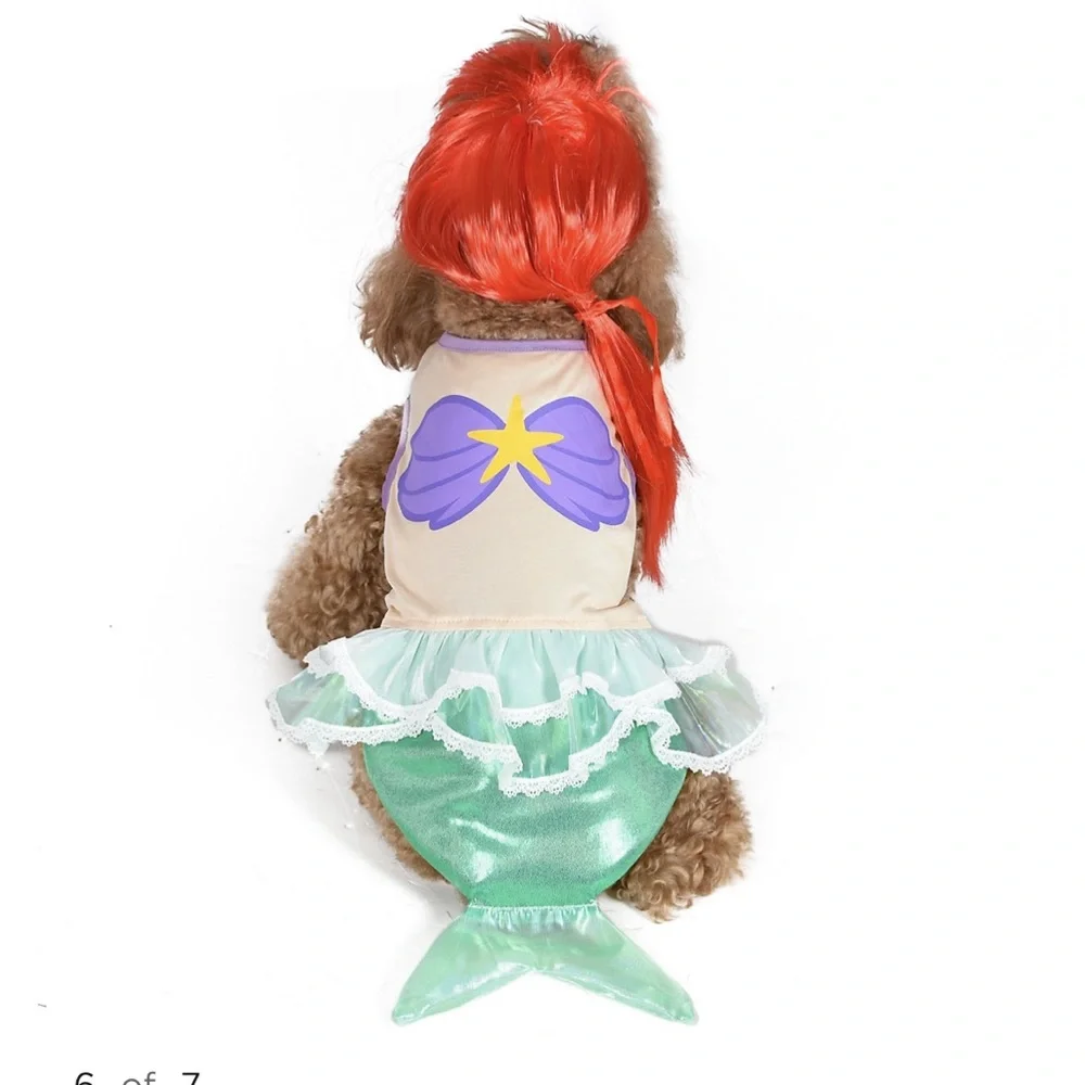 Little Mermaid Dog Costume XL